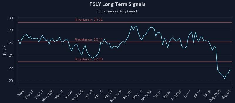 TSLY Long Term Analysis for August 4 2026