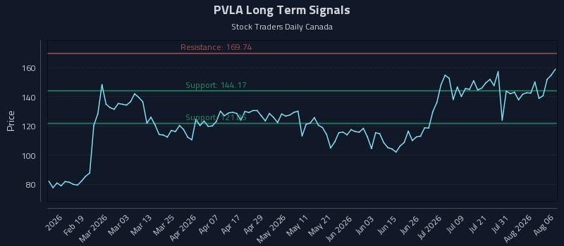 PVLA Long Term Analysis for August 6 2026 PVLA Long Term Analysis for August 6 2026