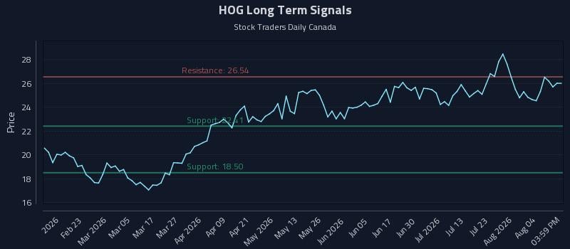 HOG Long Term Analysis for August 8 2026