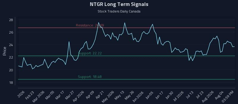 NTGR Long Term Analysis for August 8 2026 NTGR Long Term Analysis for August 8 2026