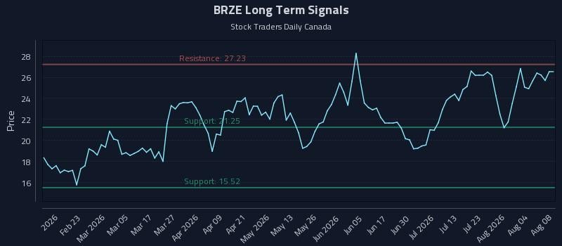 BRZE Long Term Analysis for August 9 2026