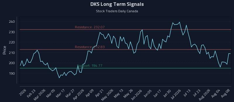 Precision Trading with Dick's Sporting Goods Inc (DKS) Risk Zones