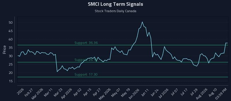 SMCI Long Term Analysis for August 13 2026