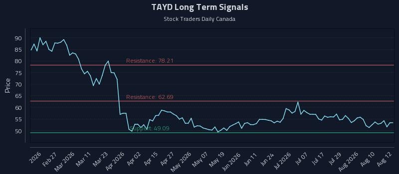 TAYD Long Term Analysis for August 13 2026 TAYD Long Term Analysis for August 13 2026