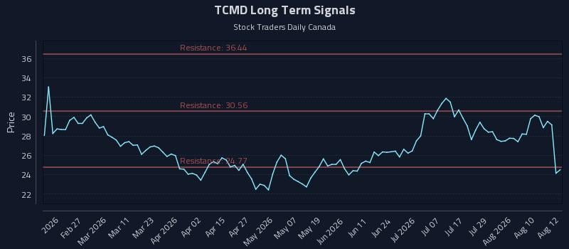 TCMD Long Term Analysis for August 13 2026 TCMD Long Term Analysis for August 13 2026
