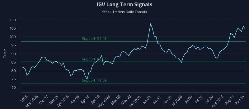 IGV Long Term Analysis for August 14 2026 IGV Long Term Analysis for August 14 2026