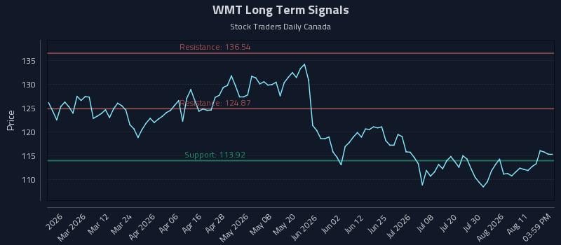 WMT Long Term Analysis for August 14 2026
