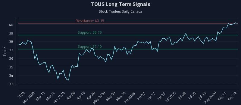 TOUS Long Term Analysis for August 15 2026 TOUS Long Term Analysis for August 15 2026