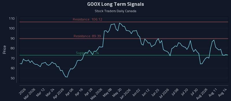 GOOX Long Term Analysis for August 15 2026