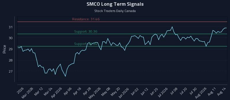 SMCO Long Term Analysis for August 16 2026 SMCO Long Term Analysis for August 16 2026