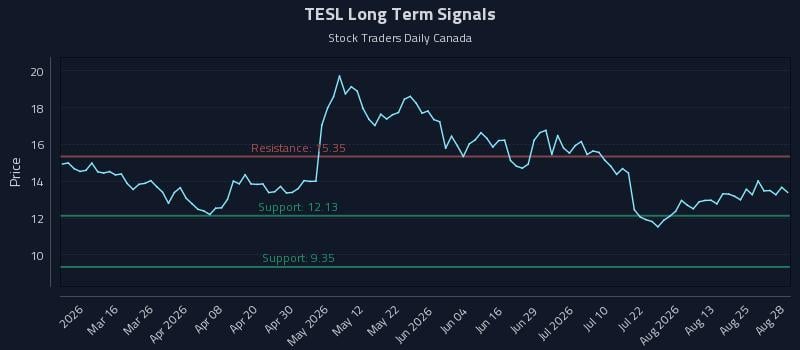 TESL Long Term Analysis for August 28 2026 TESL Long Term Analysis for August 28 2026