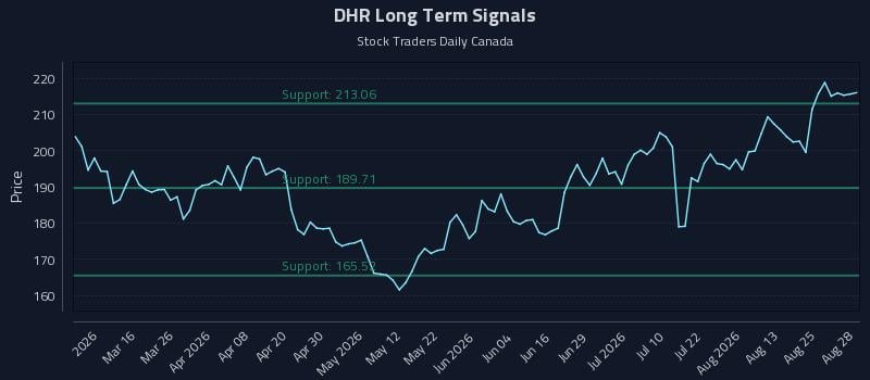 DHR Long Term Analysis for August 29 2026