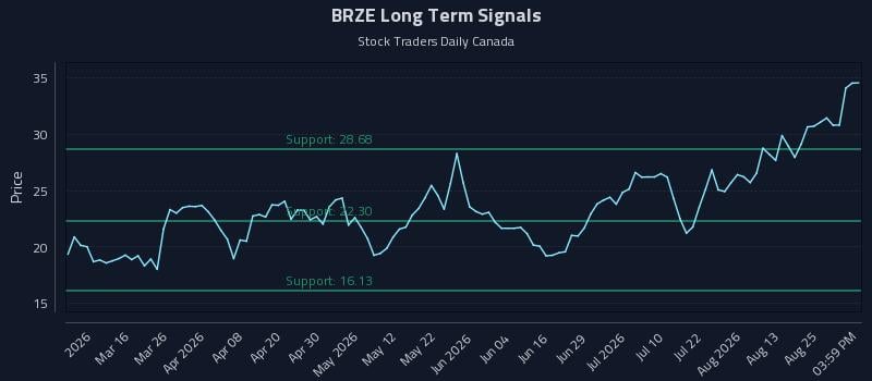 BRZE Long Term Analysis for August 30 2026 BRZE Long Term Analysis for August 30 2026
