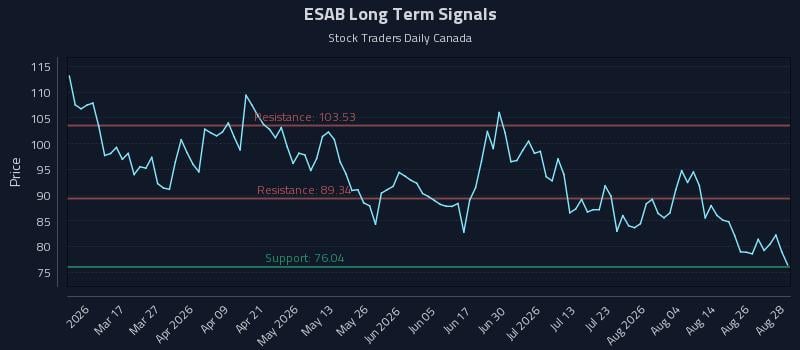 ESAB Long Term Analysis for August 31 2026 ESAB Long Term Analysis for August 31 2026