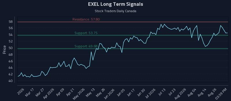 EXEL Long Term Analysis for August 31 2026 EXEL Long Term Analysis for August 31 2026