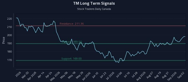 TM Long Term Analysis for September 3 2026 TM Long Term Analysis for September 3 2026