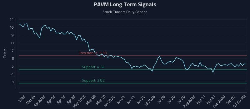 PAVM Long Term Analysis for September 8 2026 PAVM Long Term Analysis for September 8 2026