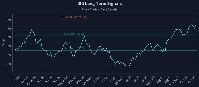 DIG Long Term Analysis for September 8 2026 DIG Long Term Analysis for September 8 2026
