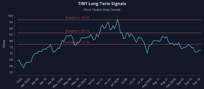 TINY Long Term Analysis for September 18 2026 TINY Long Term Analysis for September 18 2026