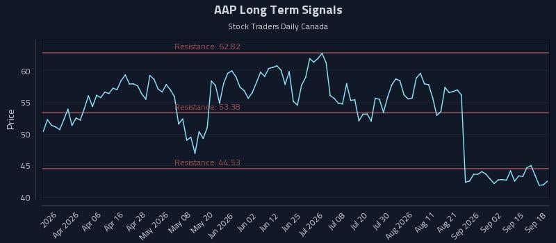 Precision Trading with Advance Auto Parts Inc. (AAP) Risk Zones