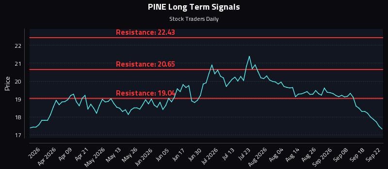 PINE Long Term Analysis for September 23 2026 PINE Long Term Analysis for September 23 2026