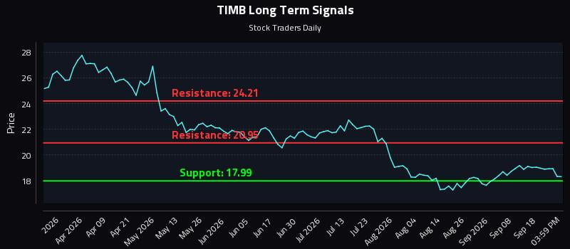 How Tim S.a. American Depositary Shares (each Representing 5) (TIMB) Affects Rotational Strategy Timing